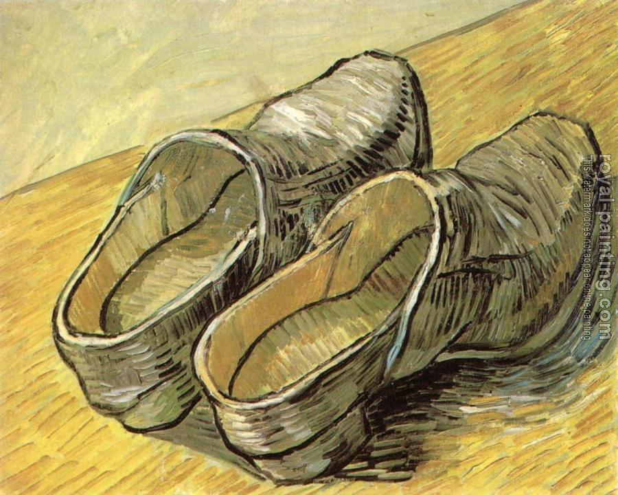 Vincent Van Gogh : A Pair of Leather Clogs